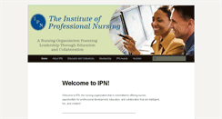 Desktop Screenshot of ipnursing.org